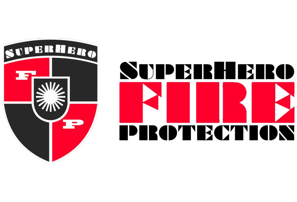 SuperHero Fire Protection Logo